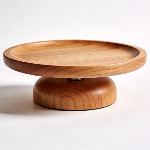 Solid Wood Rotating Display Base